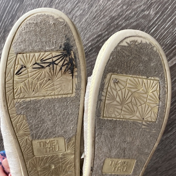 Beige heather flat sneaker shoes - Picture 9 of 17